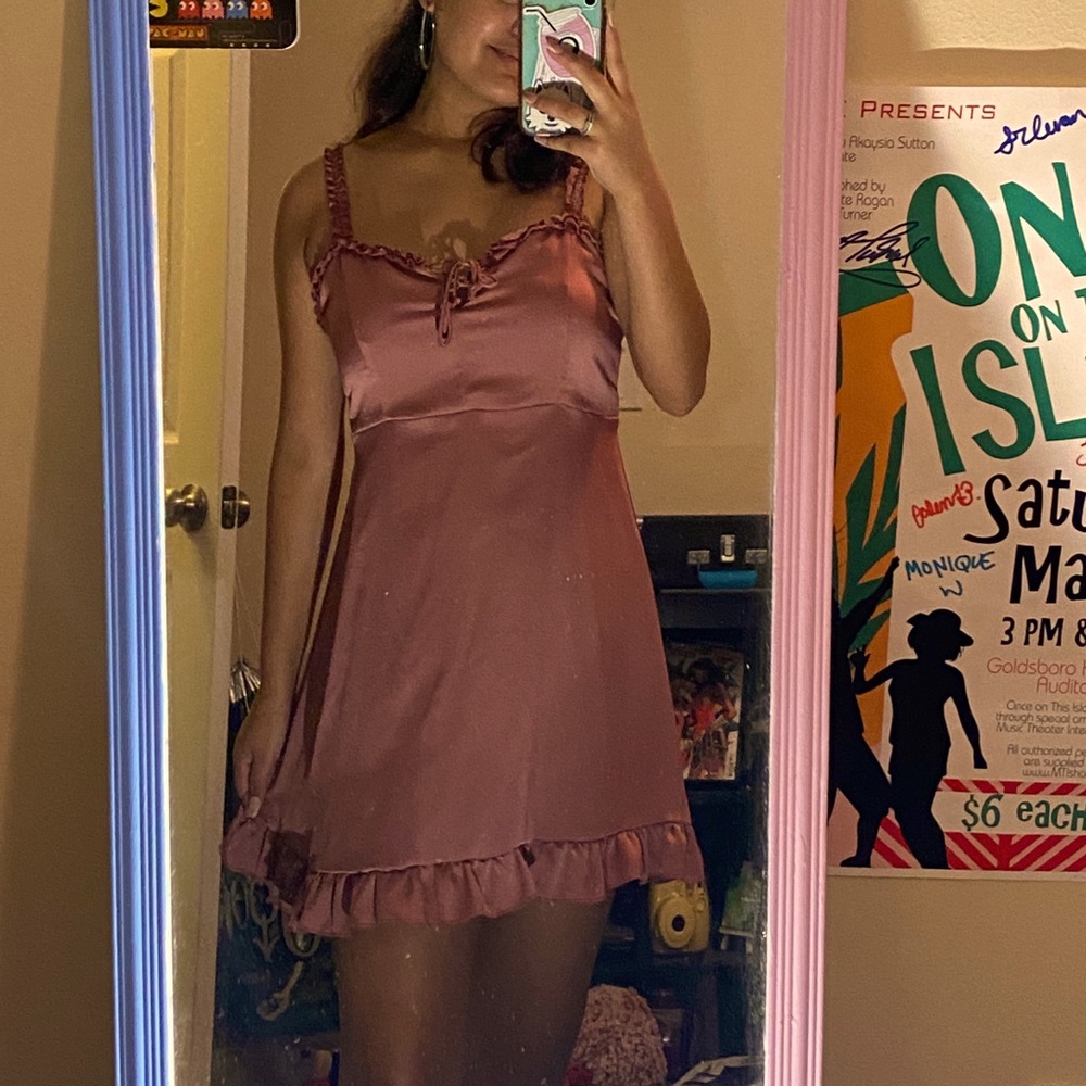 Satin Loose Dress